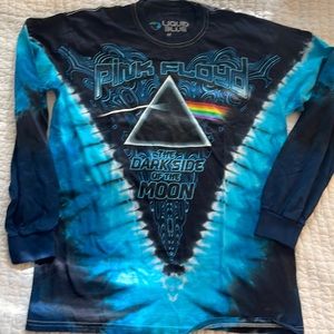 Liquid Blue Pink Floyd Dark Side long sleeve